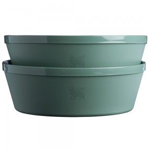 Stanley The Wildfare Core Stacking Bowl 2-pack | 16 OZ Zelene | 93-27593-140