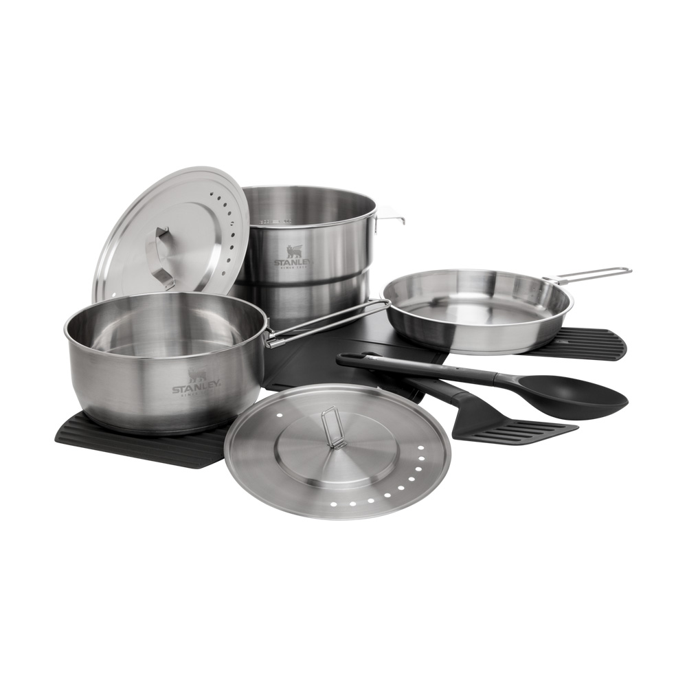 Stanley Adventure Even-Heat Camp Pro Cookset Stříbrné | 05-73106-524