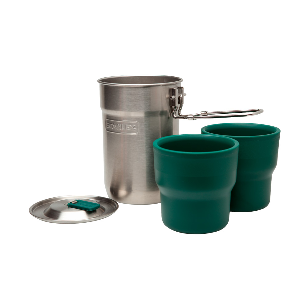 Stanley Adventure Nesting Two Cup Cookset Stříbrné | 46-04618-054