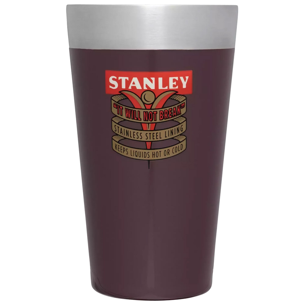 Stanley The Milestones Stacking Beer Pint | 16 OZ Tmavě Červené | 35-26340-932