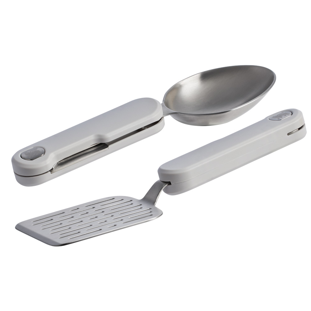 Stanley The Wildfare Pro Fold & Go Utensil Set | 2-piece set Stříbrné | 80-07915-325